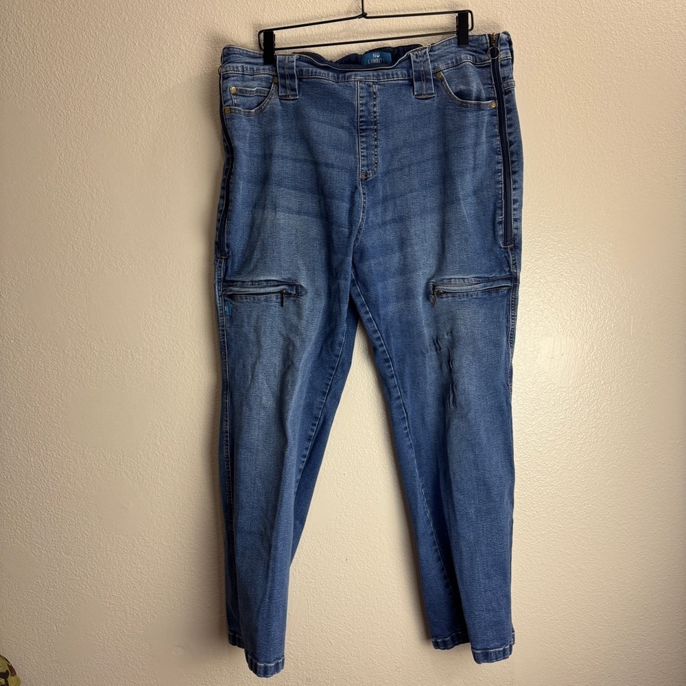 No Limbits Adaptive Men's Denim Wheelchair Pant 40x32 - Picture 1 of 7